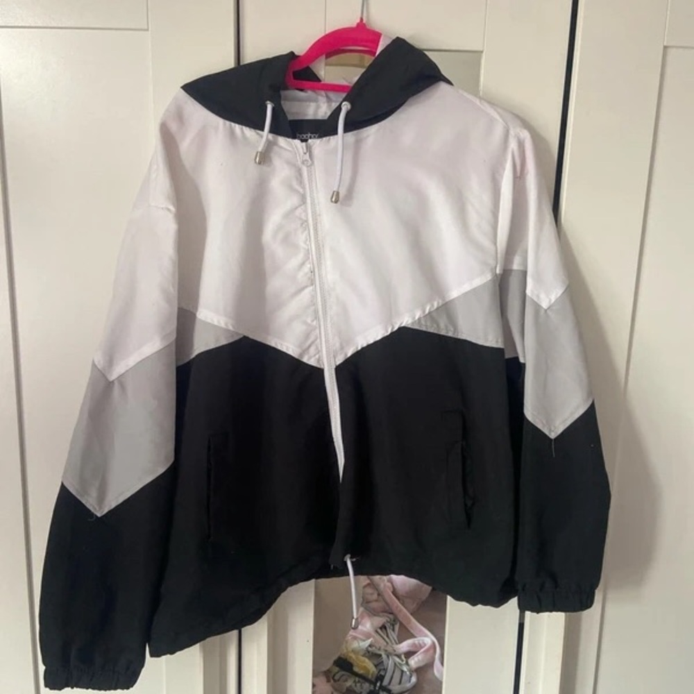 Kids Two-Tone Hooded Raincoat